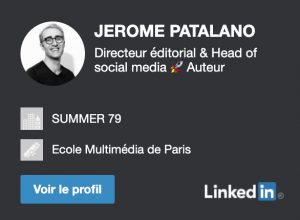 Jérôme Patalano sur Linkedin